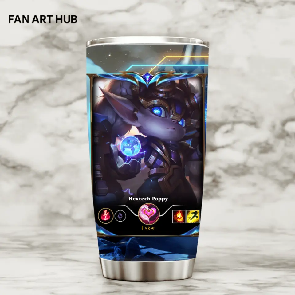 LOL Fanart Poppy Saison 2024 - Tumbler Sonderedition