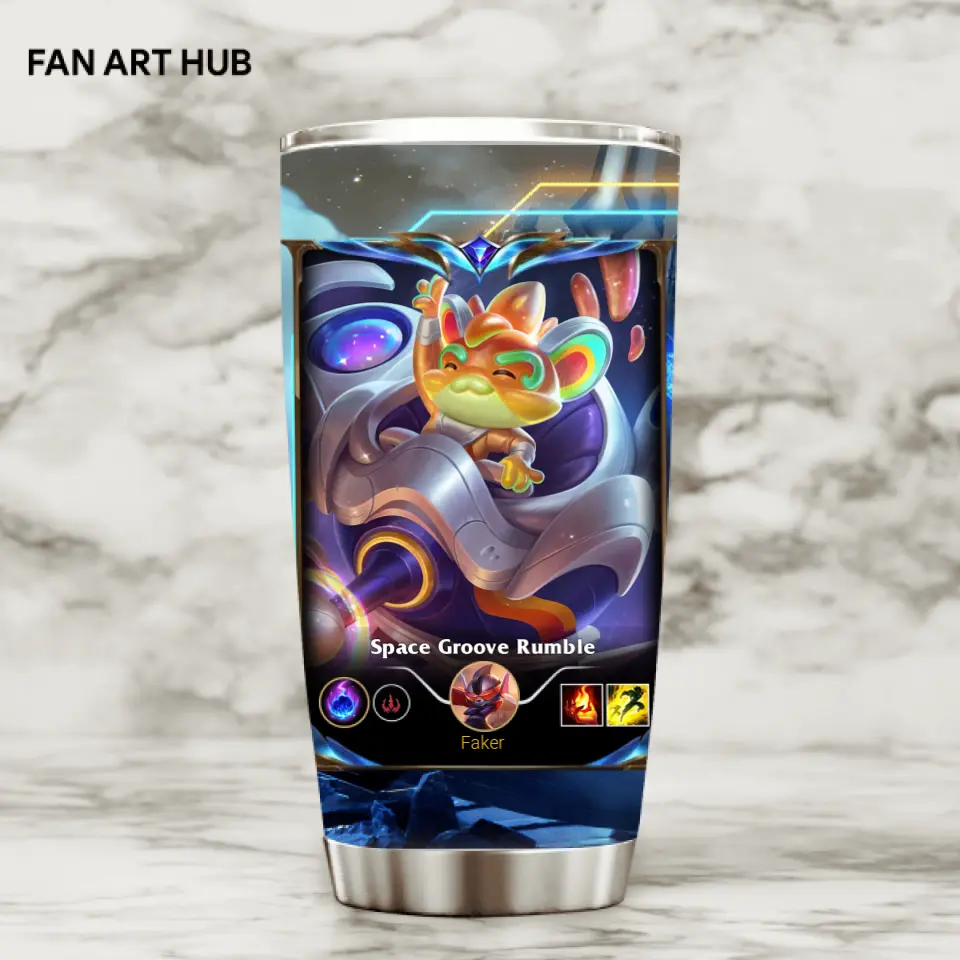 LOL Fanart Rumble Temporada 2024 - Edición especial Tumbler