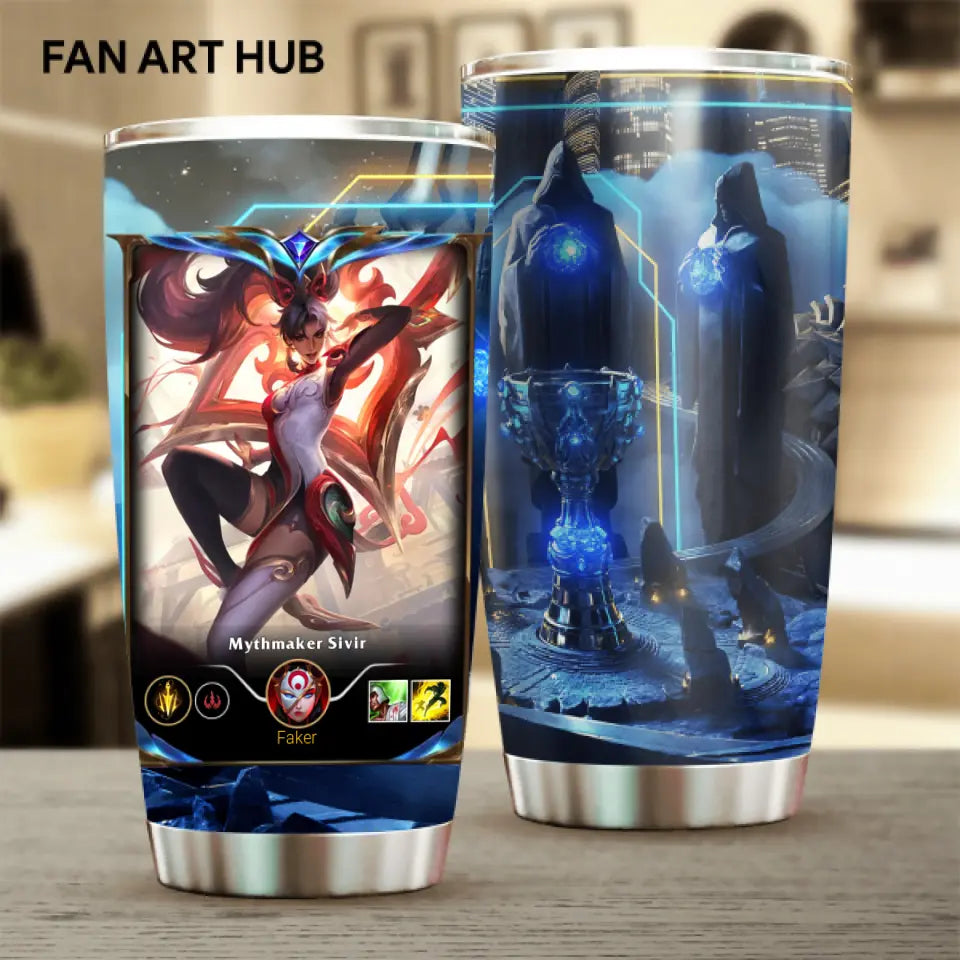 LOL Fanart Sivir Temporada 2024 - Edición especial de vaso