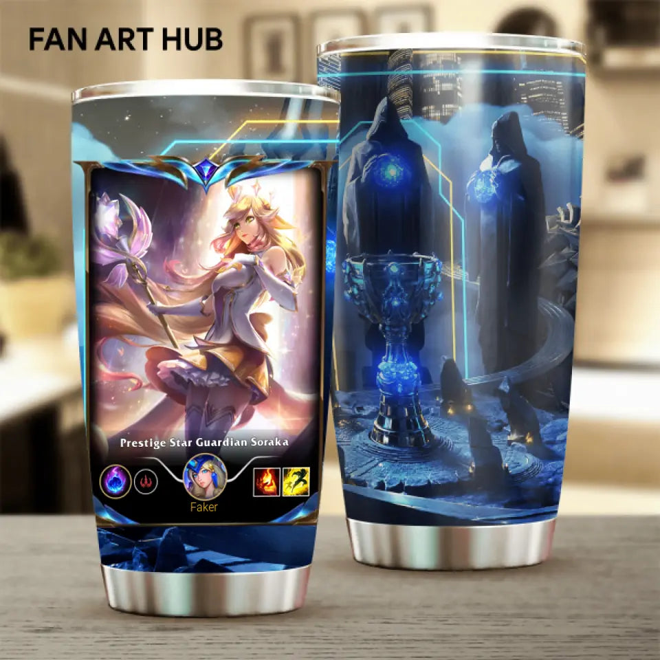 LOL Fanart Soraka Temporada 2024 - Edición especial de vaso