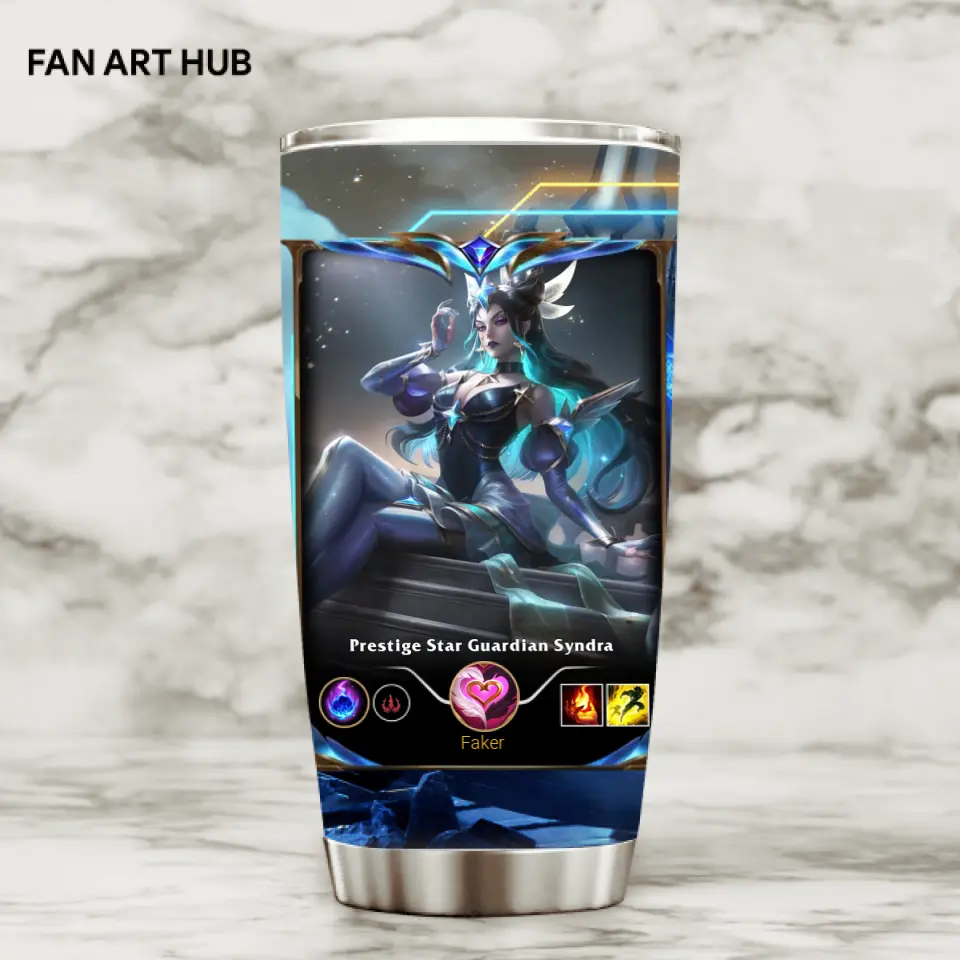 LOL Fanart Syndra Temporada 2024 - Edición especial de vaso