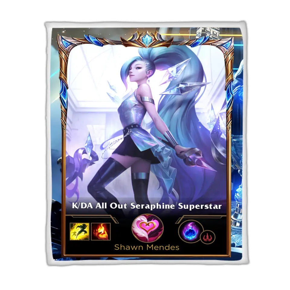 Manta LOL Fanart Seraphine Sherpa Edición especial 2022