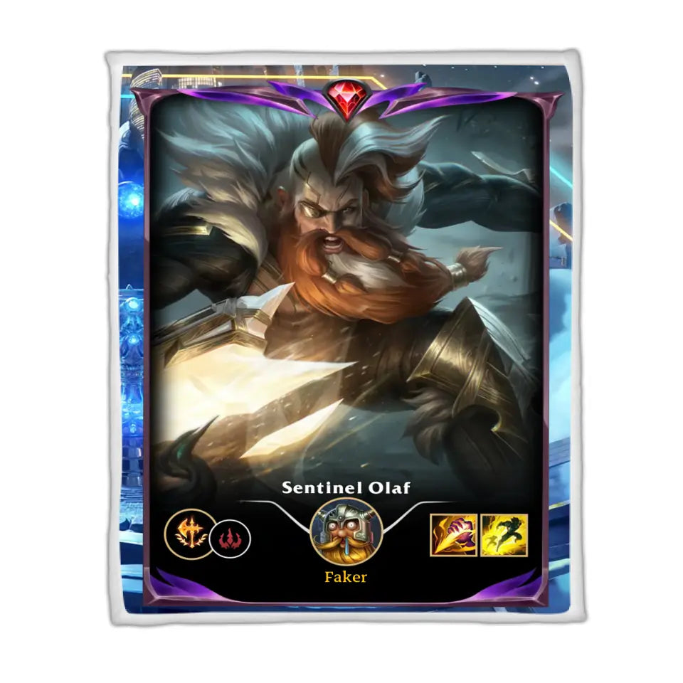 LOL Fanart Olaf Temporada 2024 - Manta Sherpa Edición Especial