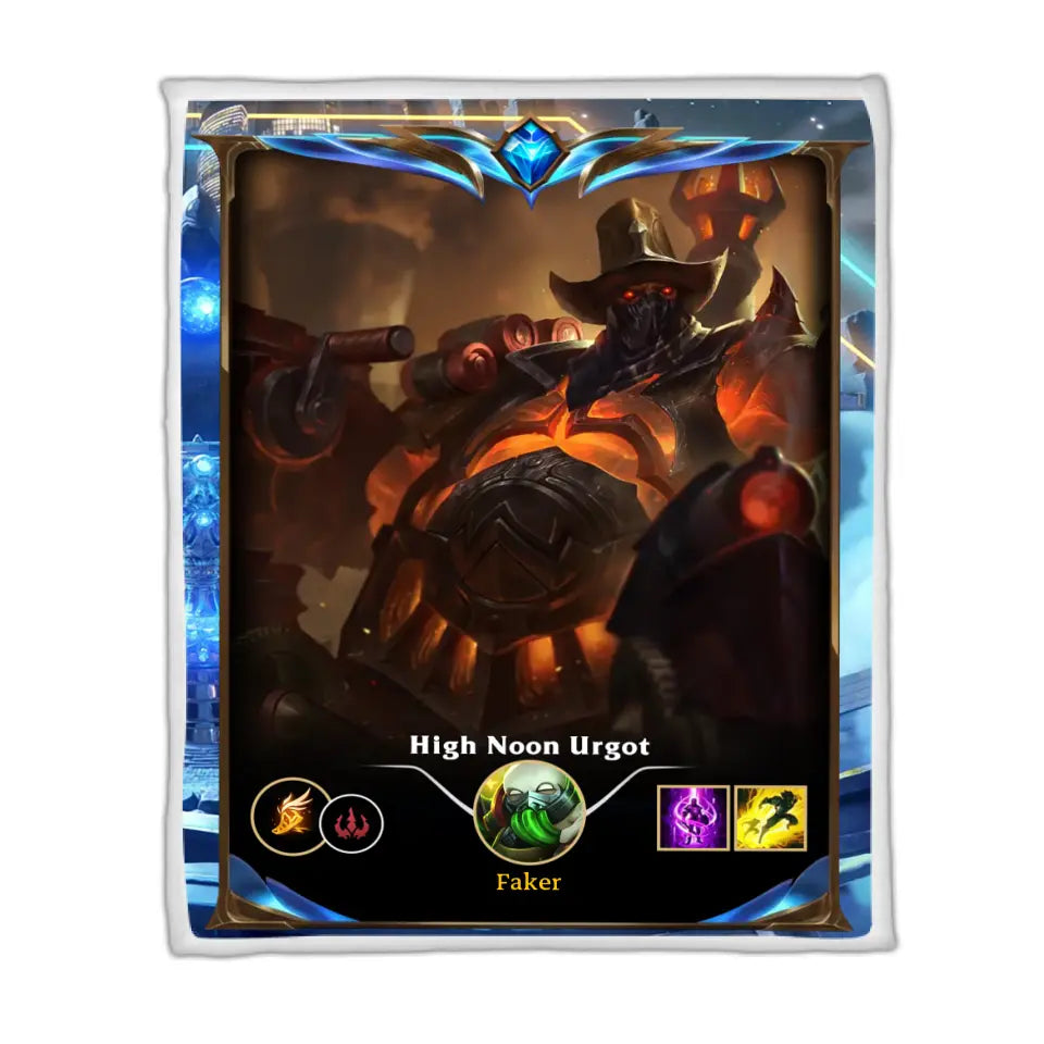 LOL Fanart Urgot Temporada 2024 - Manta Sherpa Edición Especial