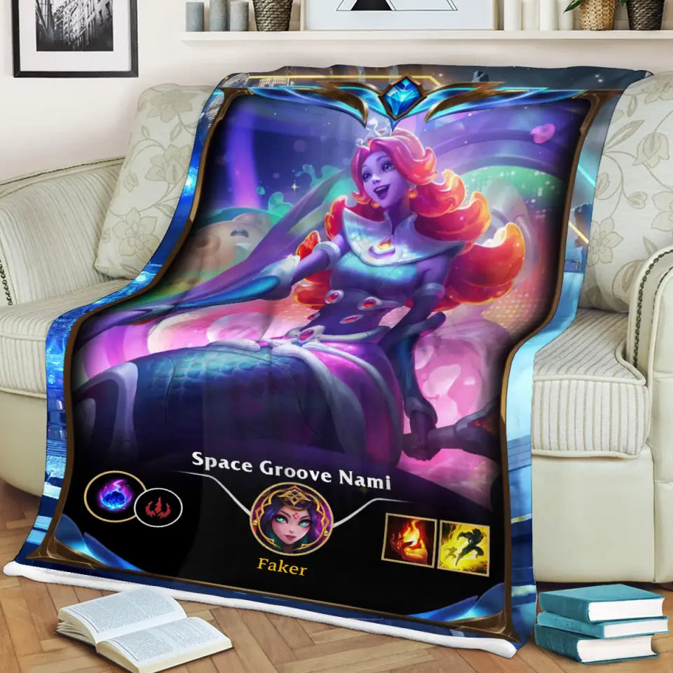 LOL Fanart Nami Saison 2024 – Sherpa Decke Sonderedition