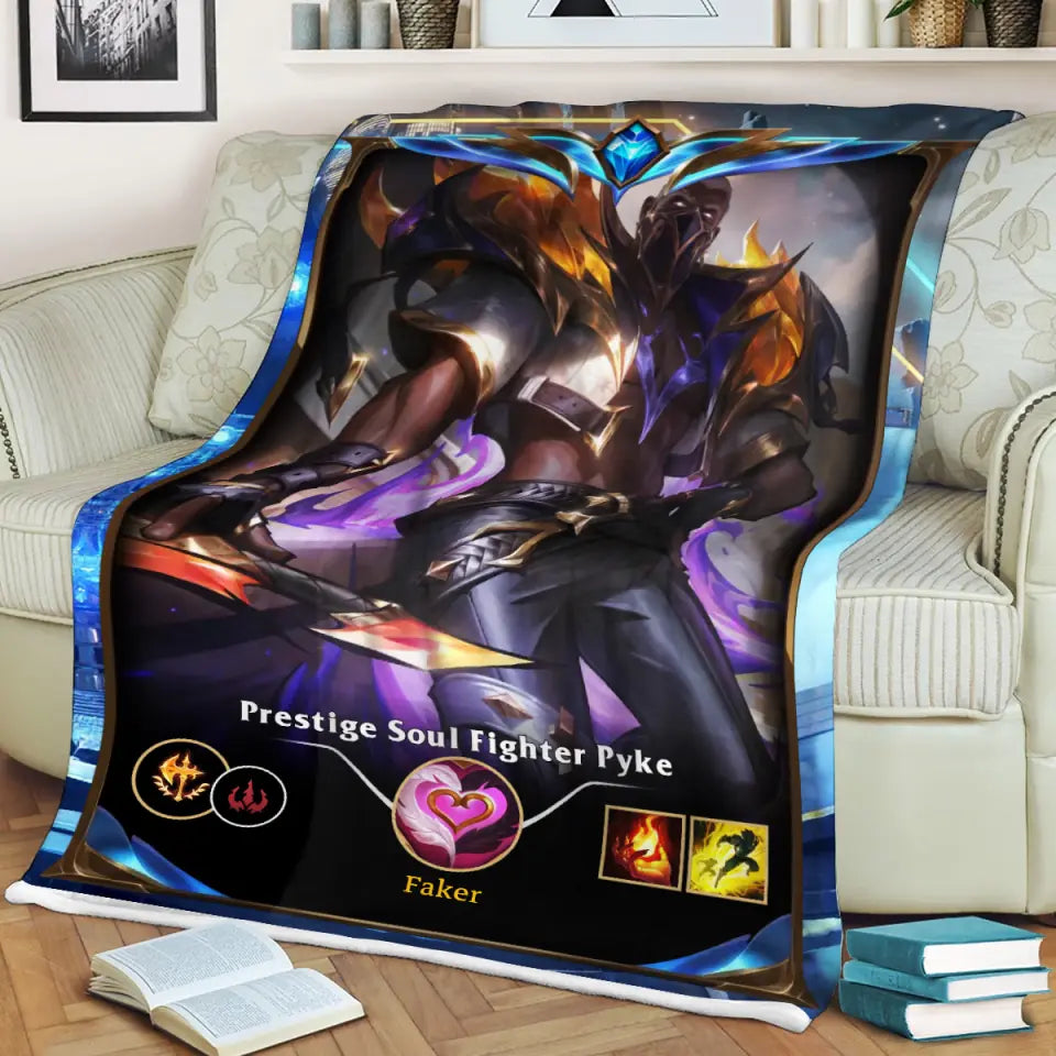 LOL Fanart Pyke Temporada 2024 - Edición especial de manta Sherpa