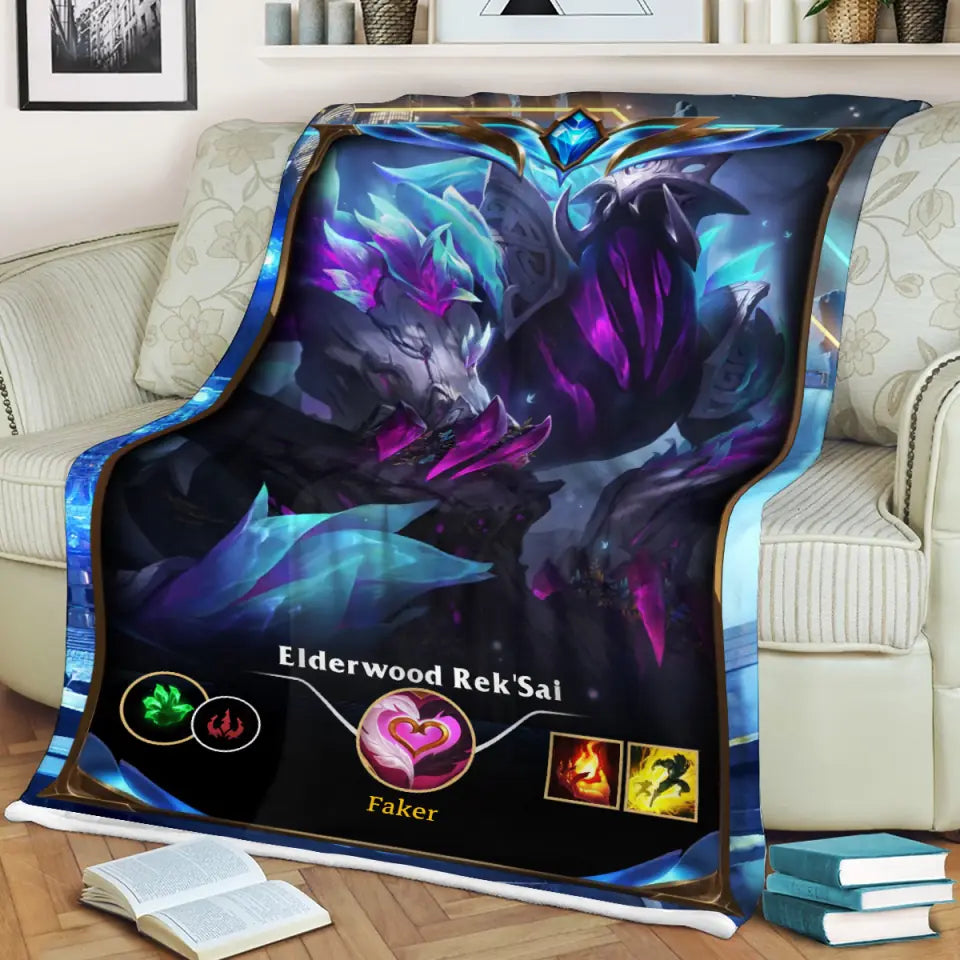LOL Fanart Rek'sai Temporada 2024 - Edición especial de manta Sherpa