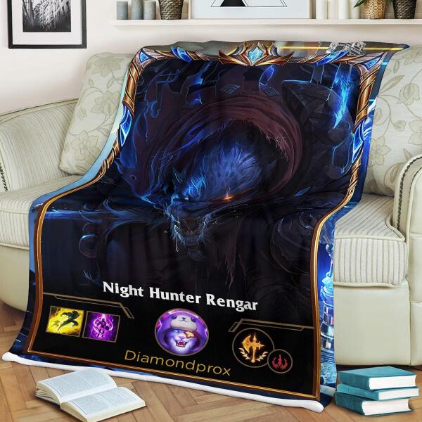 Manta LOL Fanart Rengar Sherpa 2022 Edición especial