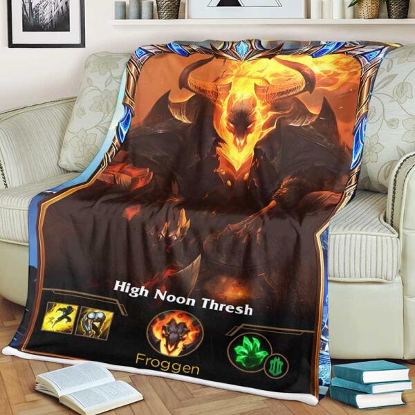 LOL Fanart Thresh Sherpa Blanket 2022 Special Edition