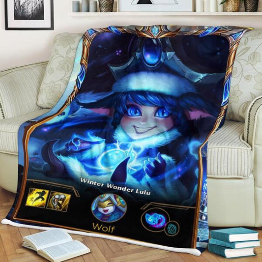 LOL Fanart Lulu Sherpa Blanket 2022 Special Edition