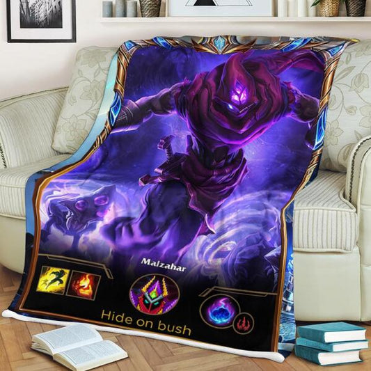 LOL Fanart Malzahar Sherpa Blanket 2022 Special Edition