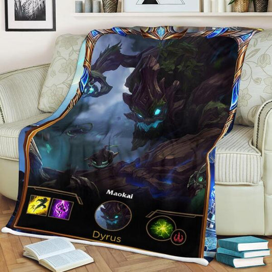 LOL Fanart Maokai Sherpa Blanket 2022 Special Edition