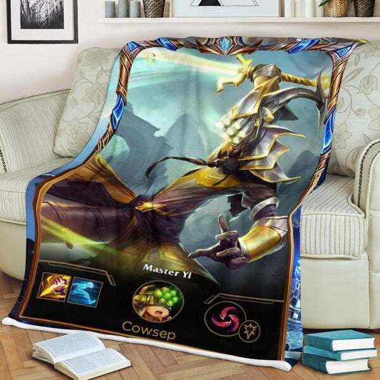 LOL Fanart Master Yi Sherpa Blanket 2022 Special Edition