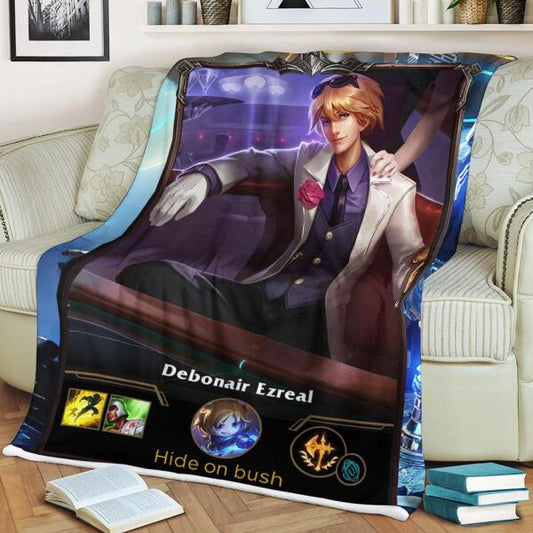 LOL Fanart Ezreal Sherpa Blanket 2022 Special Edition