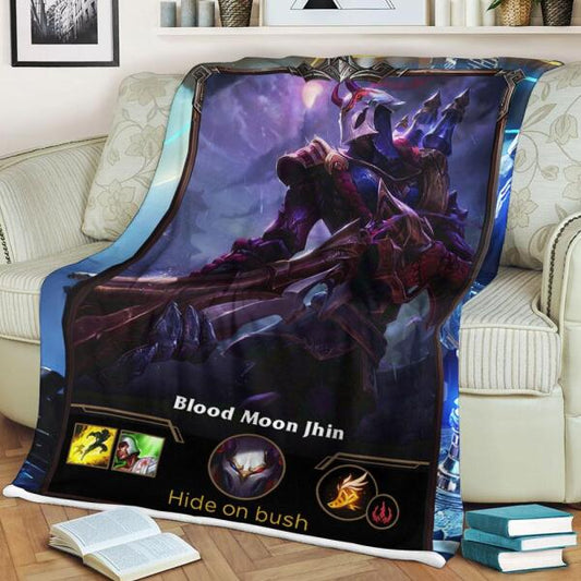 LOL Fanart Jhin Sherpa Blanket 2022 Special Edition