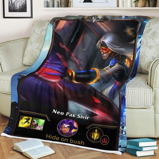 LOL Fanart Sivir Sherpa Blanket 2022 Special Edition