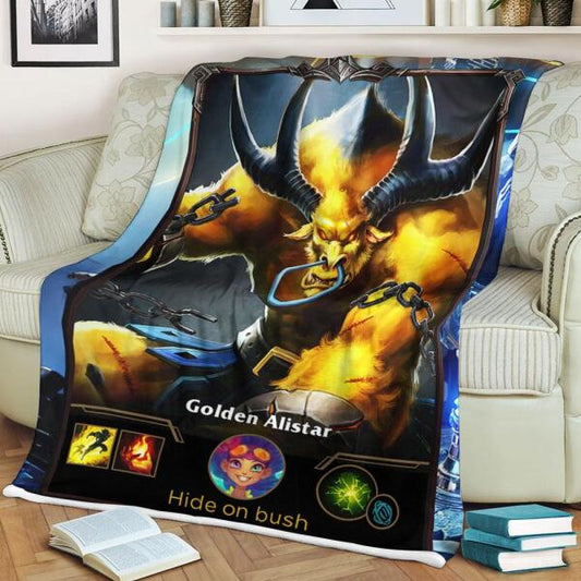 LOL Fanart Alistar Sherpa Blanket 2022 Special Edition copy