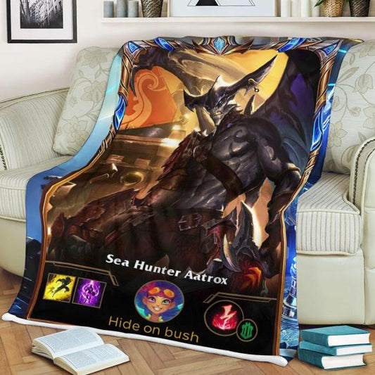 LOL Fanart Aatrox Sherpa Blanket 2022 Special Edition