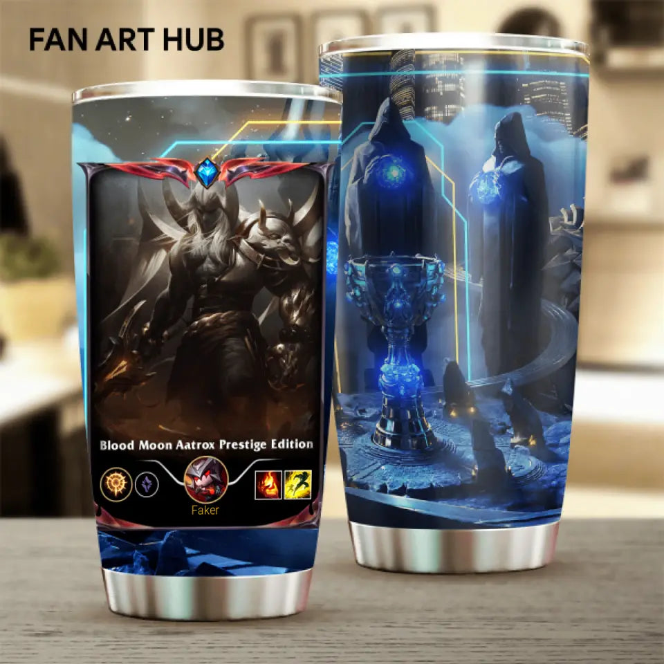 LOL Fanart Aatrox Temporada 2024 - Edición especial de vaso