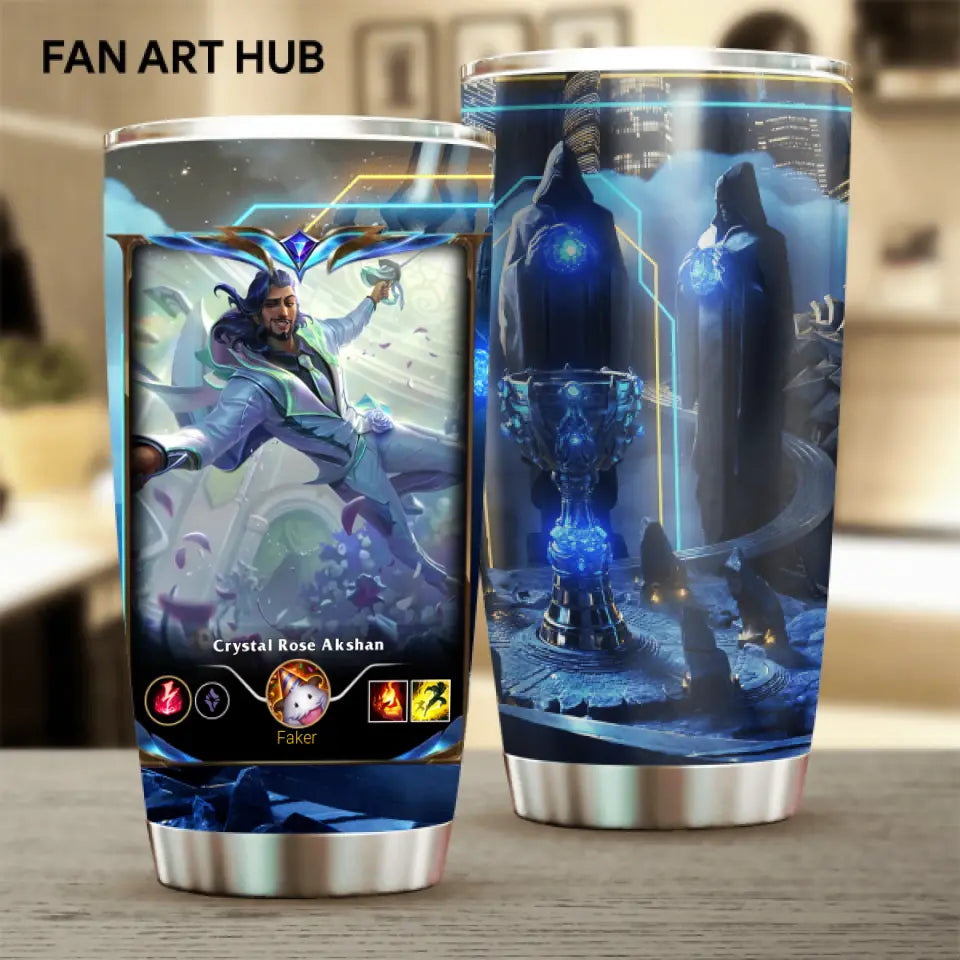 LOL Fanart Akshan Season 2024 - Tumbler Special Edition