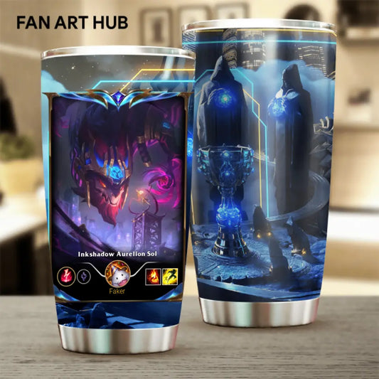 LOL Fanart Aurelion Sol Temporada 2024 - Edición especial de vaso