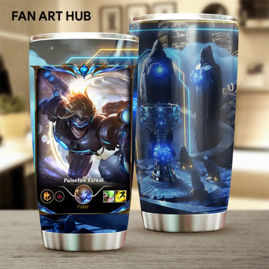 LOL Fanart Ezreal Temporada 2024 - Edición especial de vaso