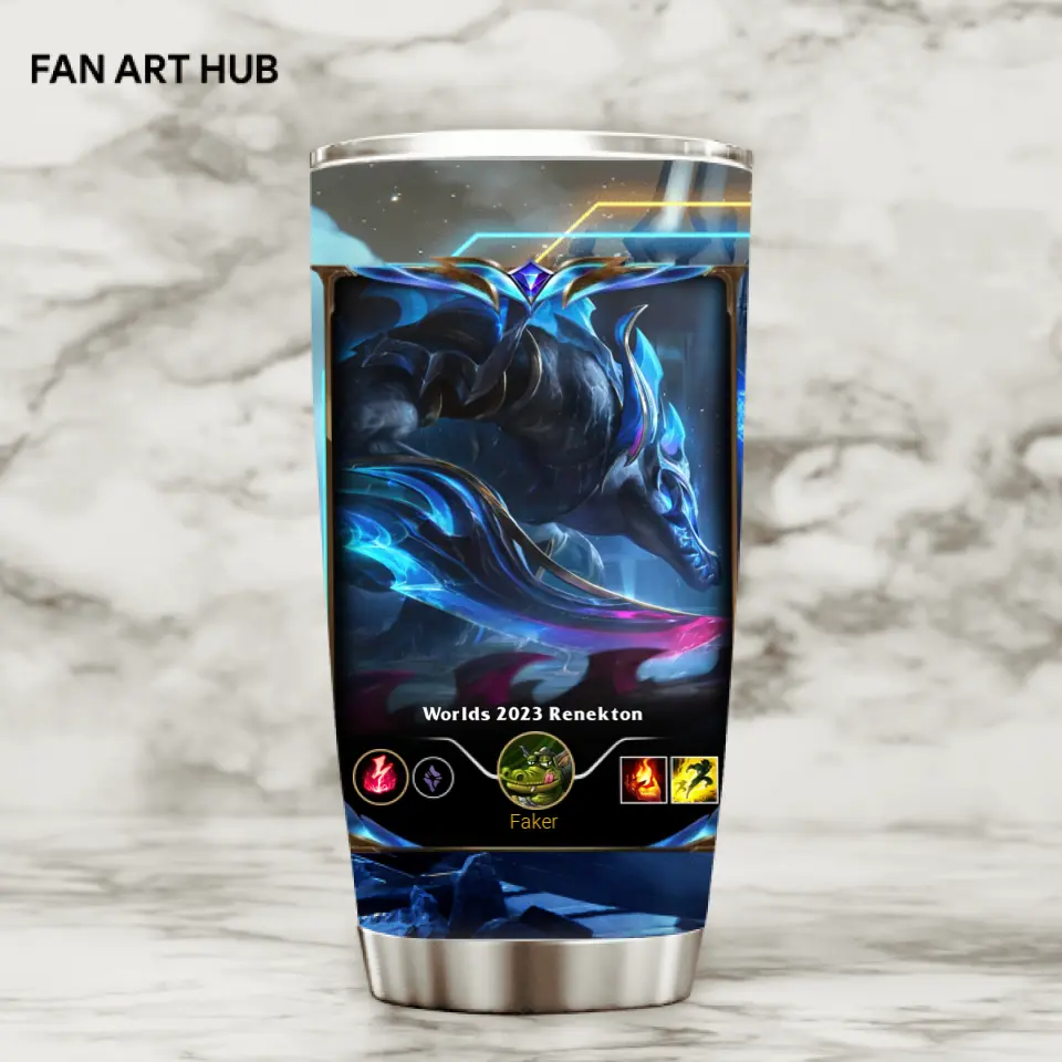LOL Fanart Renekton Temporada 2024 - Edición especial de vaso