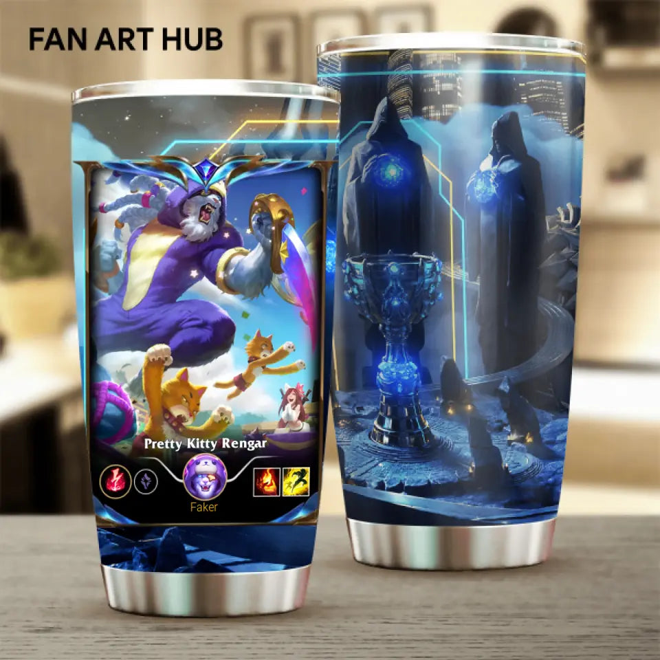 LOL Fanart Rengar Temporada 2024 - Edición especial de vaso