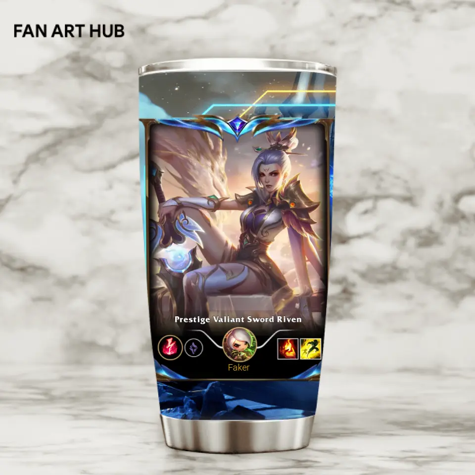 LOL Fanart Riven Temporada 2024 - Edición especial Tumbler