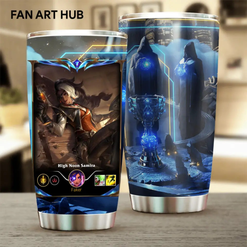 LOL Fanart Samira Temporada 2024 - Edición especial de vaso