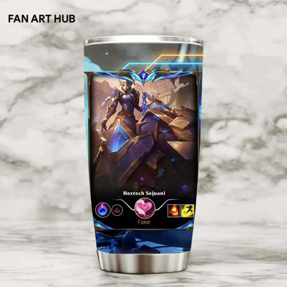 LOL Fanart Sejuani Temporada 2024 - Edición especial de vaso