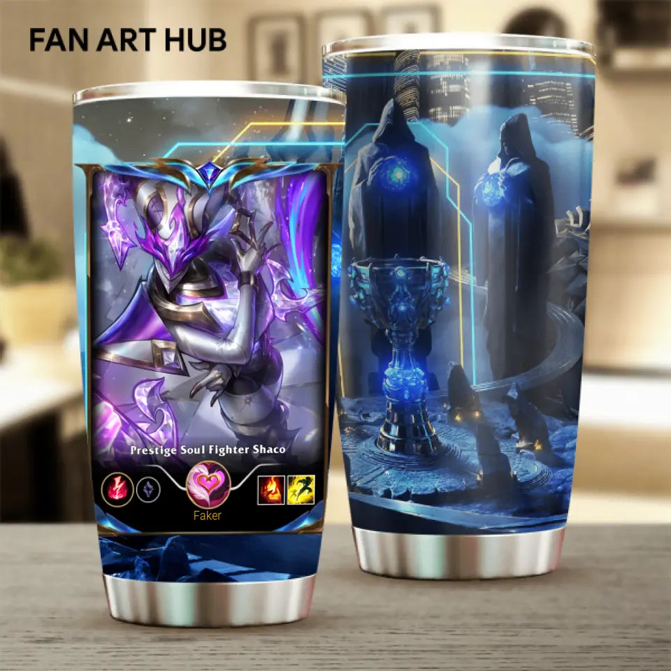 LOL Fanart Shaco Temporada 2024 - Edición especial de vaso