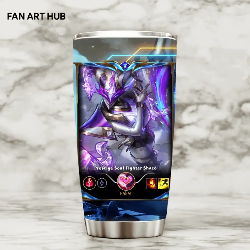 LOL Fanart Shaco Temporada 2024 - Edición especial de vaso