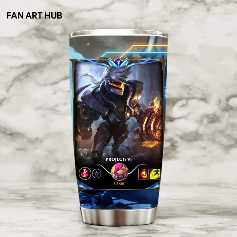 LOL Fanart Vi Temporada 2024 - Edición especial de vaso