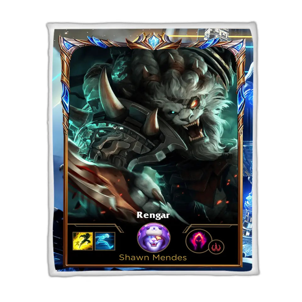 Manta LOL Fanart Rengar Sherpa 2022 Edición especial