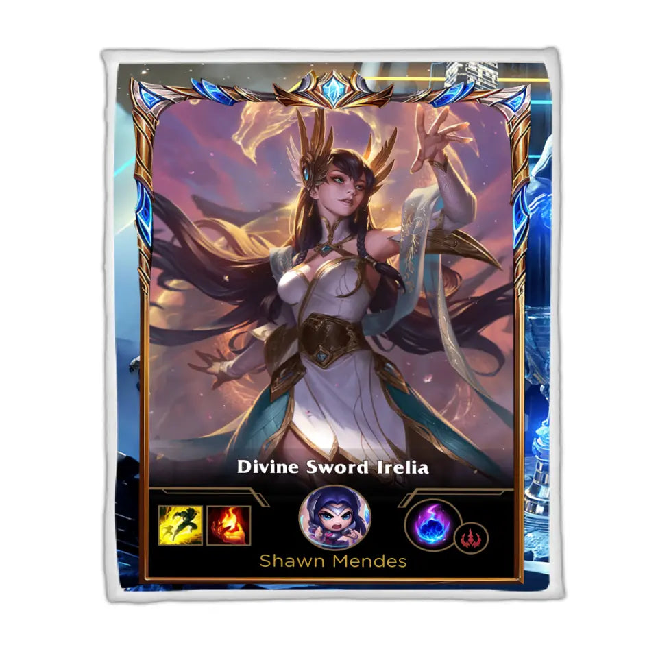 LOL Fanart Irelia Sherpa Decke 2022 Sonderedition