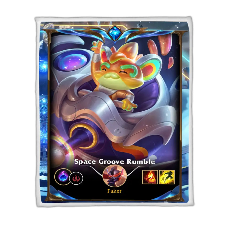 LOL Fanart Rumble Temporada 2024 - Edición especial de manta Sherpa