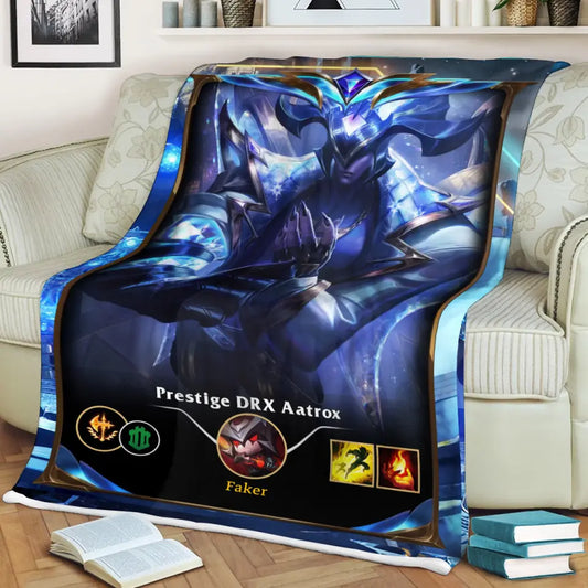 LOL Fanart Aatrox Season 2024 - Sherpa Blanket Special Edition