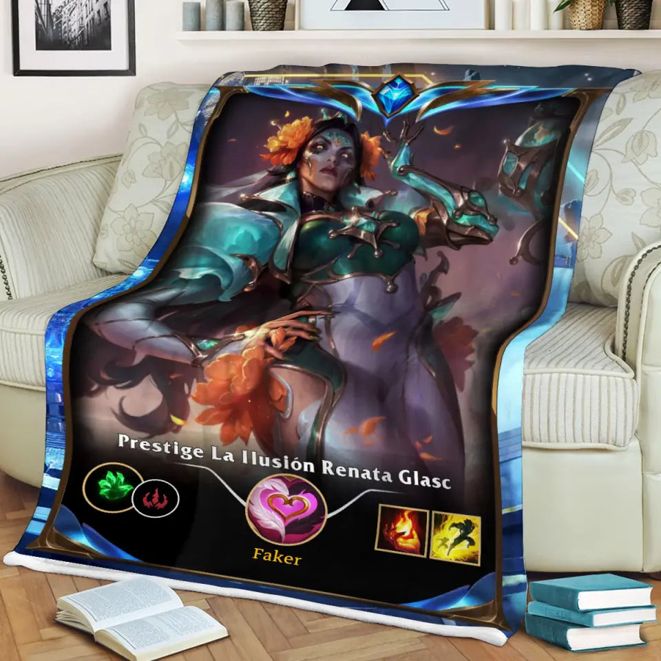 LOL Fanart Renata Glasc Temporada 2024 - Edición especial de manta Sherpa