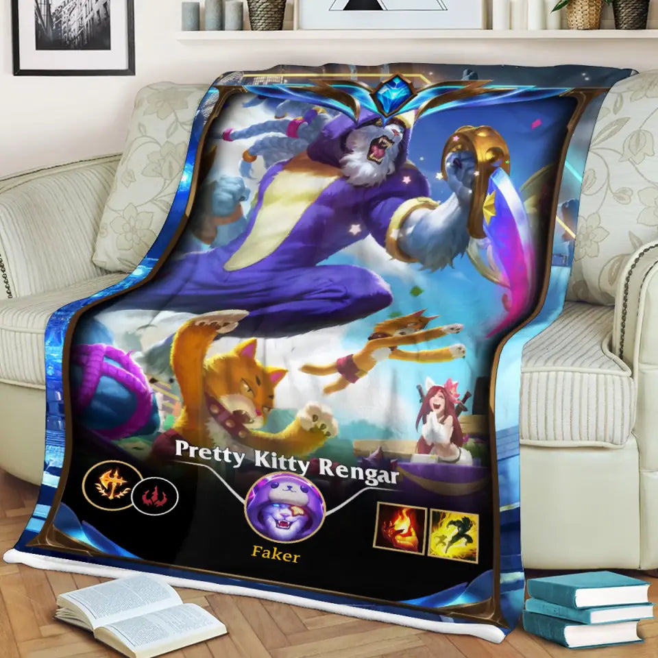 LOL Fanart Rengar Temporada 2024 - Edición especial de manta Sherpa