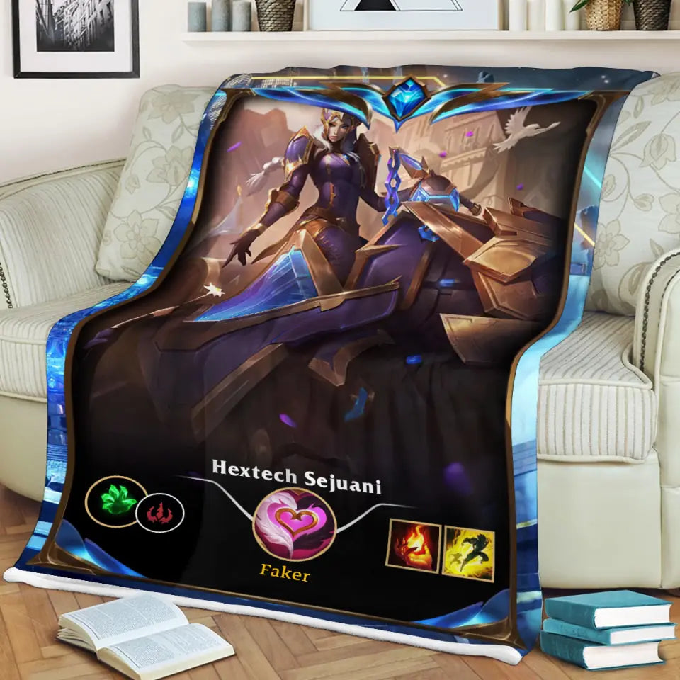 LOL Fanart Sejuani Temporada 2024 - Manta Sherpa Edición Especial